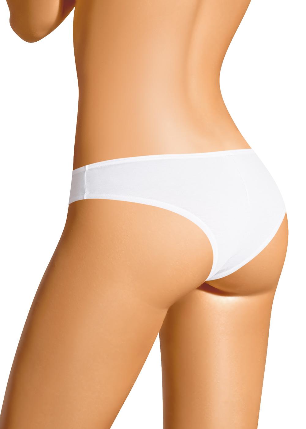 CLE BR001 Трусы женские бразилиана BR001 белый
