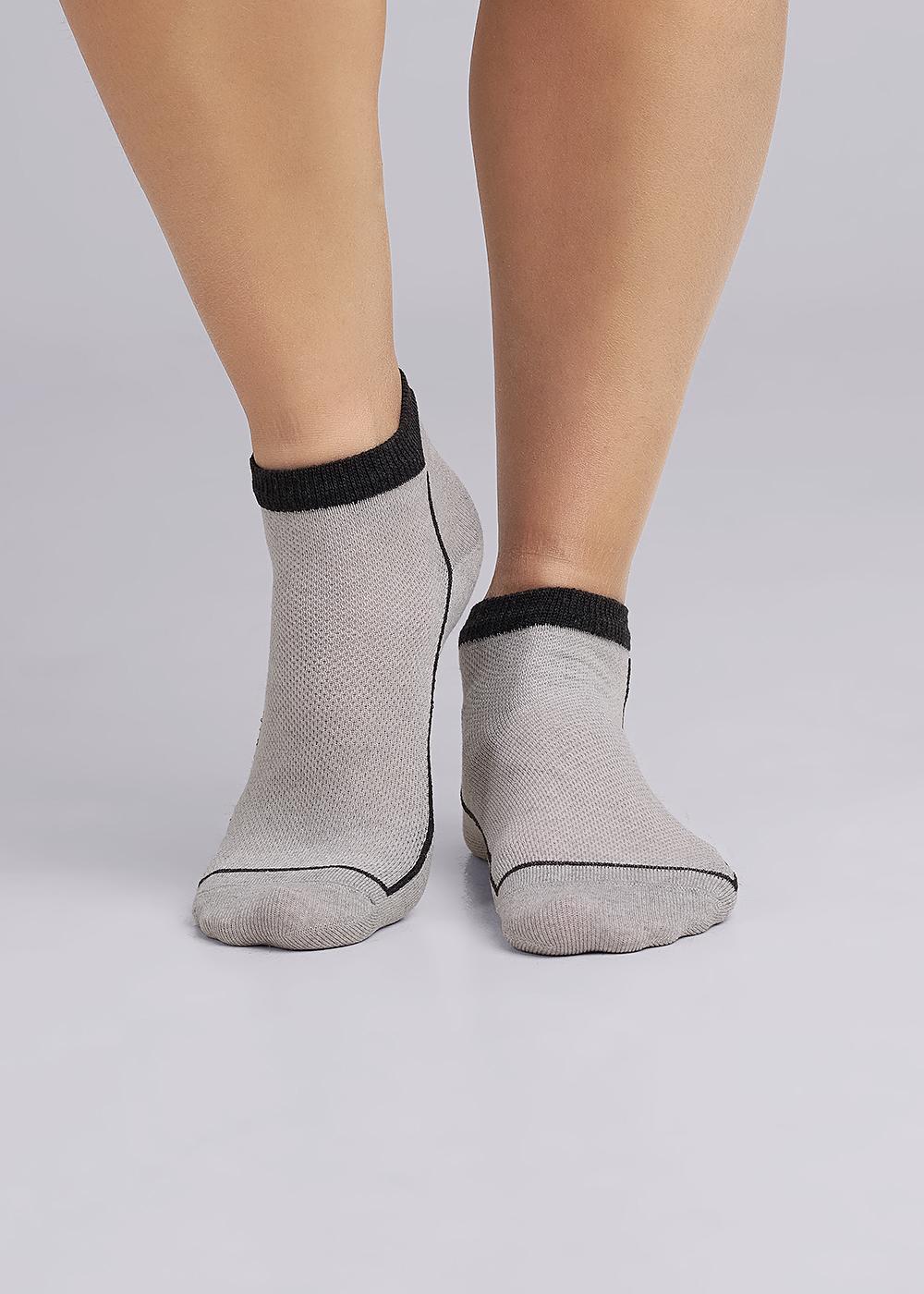 Ст.цена 55р ЭЙС Д123ш Носки женские Д123ш меланж серый