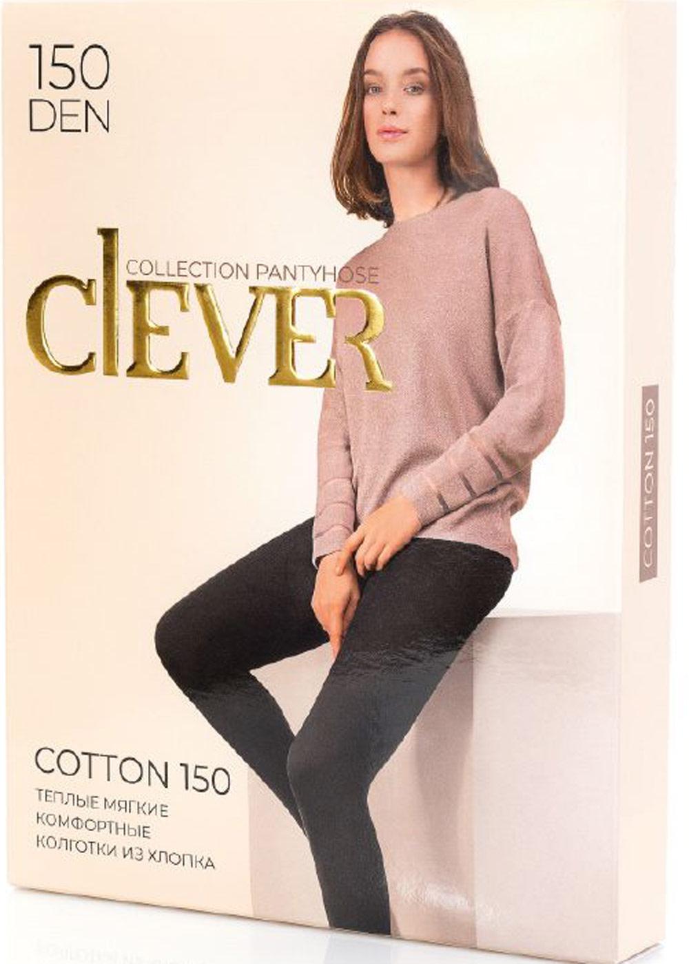 CLE COTTON 150 XL Колготки женские COTTON 150 XL чёрный