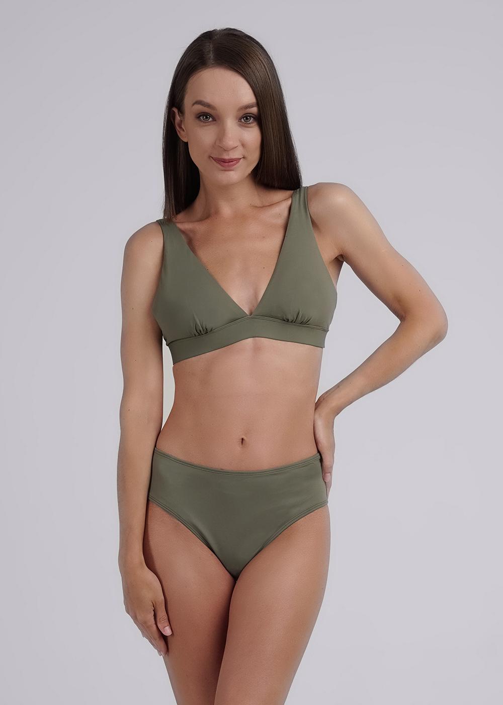 CLE SS100к Купальник женский SS100к т.зелёный
