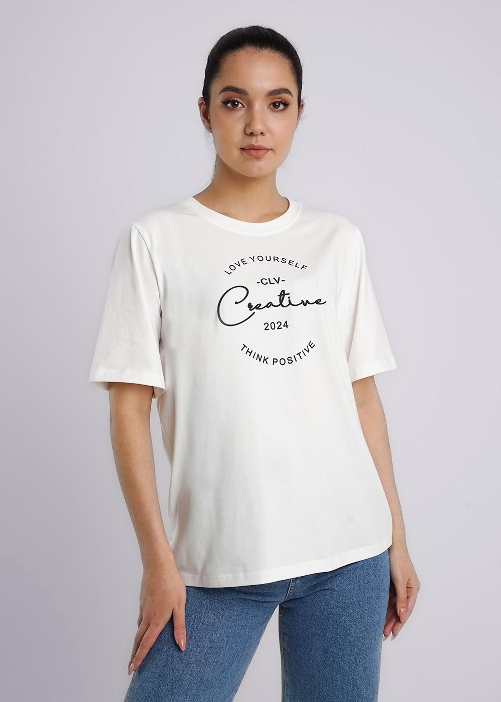 Ст.цена 710р CLE 246197г_п Футболка женская 246197г_п молочный