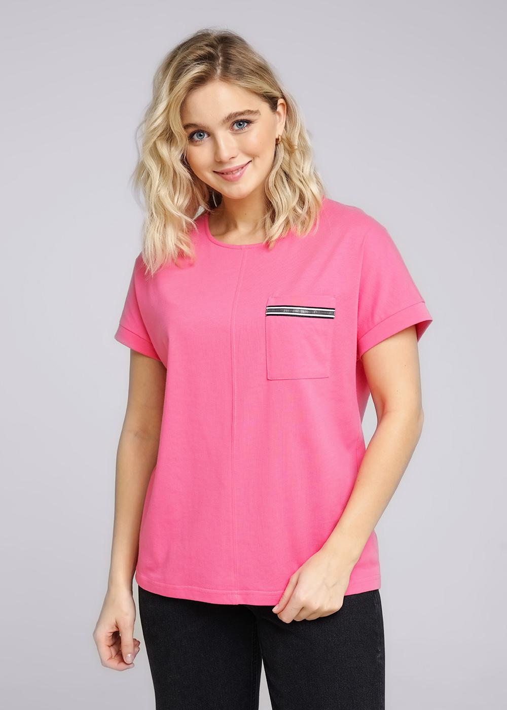 Ст.цена 650р CLE 246411кк Футболка женская 246411кк т.розовый