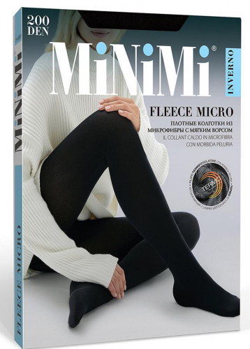 MIN FLEECE MICRO 200 Колготки женские nero