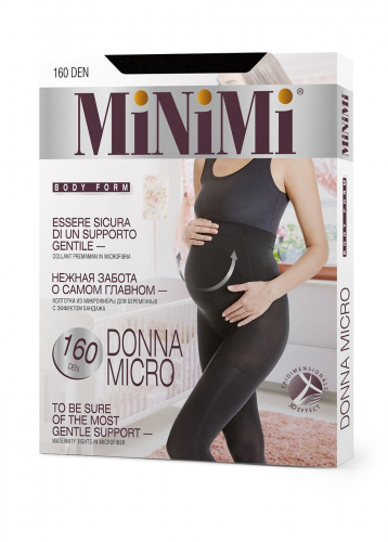 MIN DONNA MICRO160 для беремен Колготки женские nero