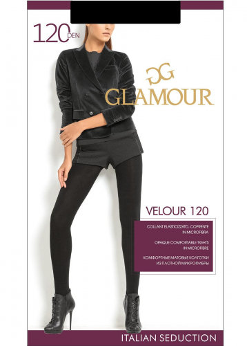 Ст.цена 299,9р GR VELOUR 120 Колготки женские nero