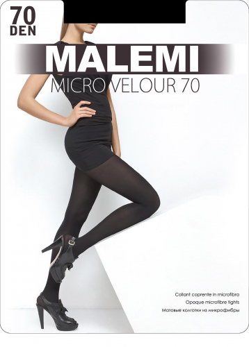 Ст.цена 279,9р MALEMI MICRO VELOUR 70 Колготки женские nero