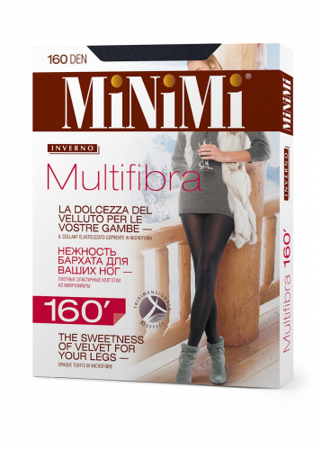 MIN MULTIFIBRA 160 м/ф XXL Колготки женские nero