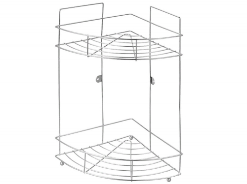 Полка 2-х ярусная угловая 22*22*38см W2348A-2