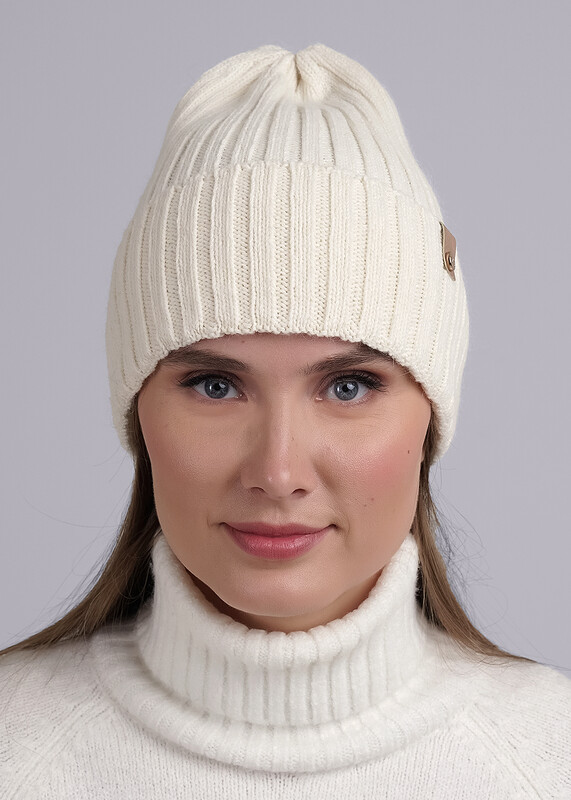 CLE 444153аш Шапка женская 444153аш молочный