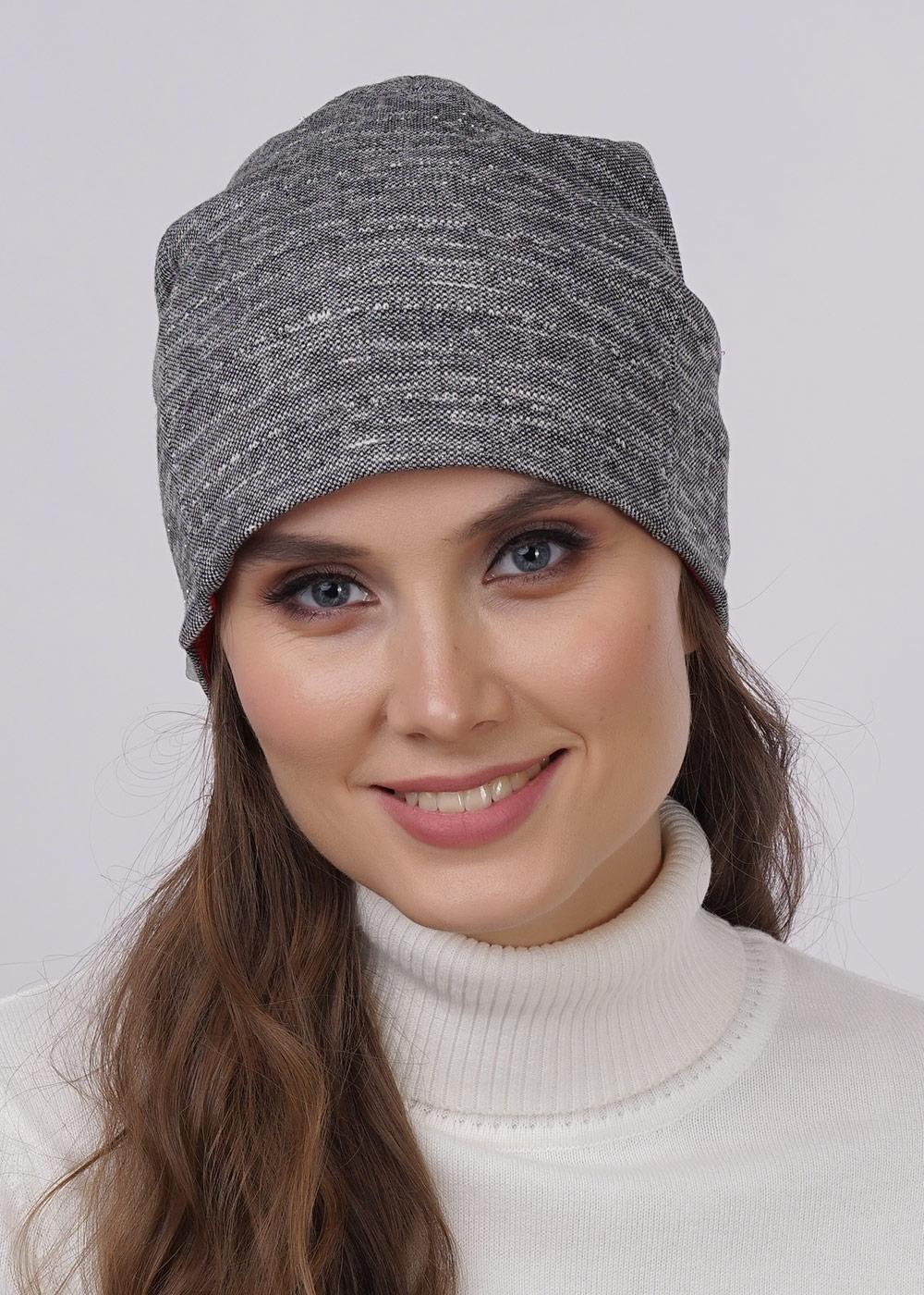 Ст.цена 340р CLE 301227бкя Шапка женская 301227бкя т.коричневый/молочный