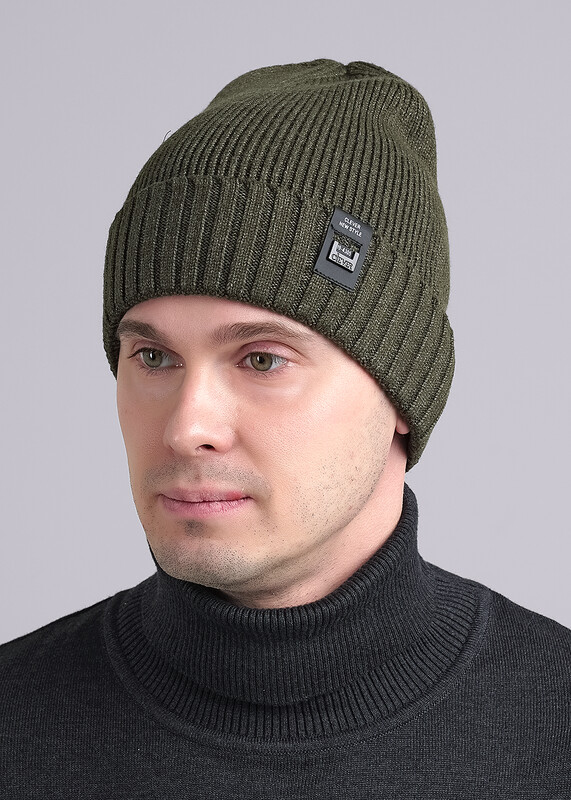 CLE 433875вн Шапка мужская 433875вн зелёный