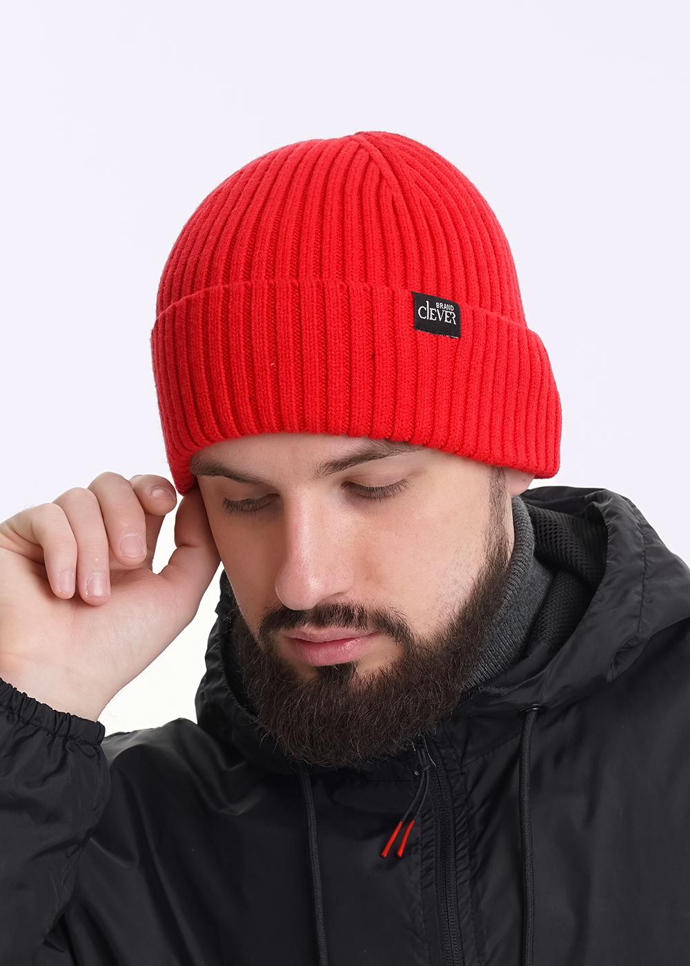 CLE 433789вн Шапка 433789вн красный