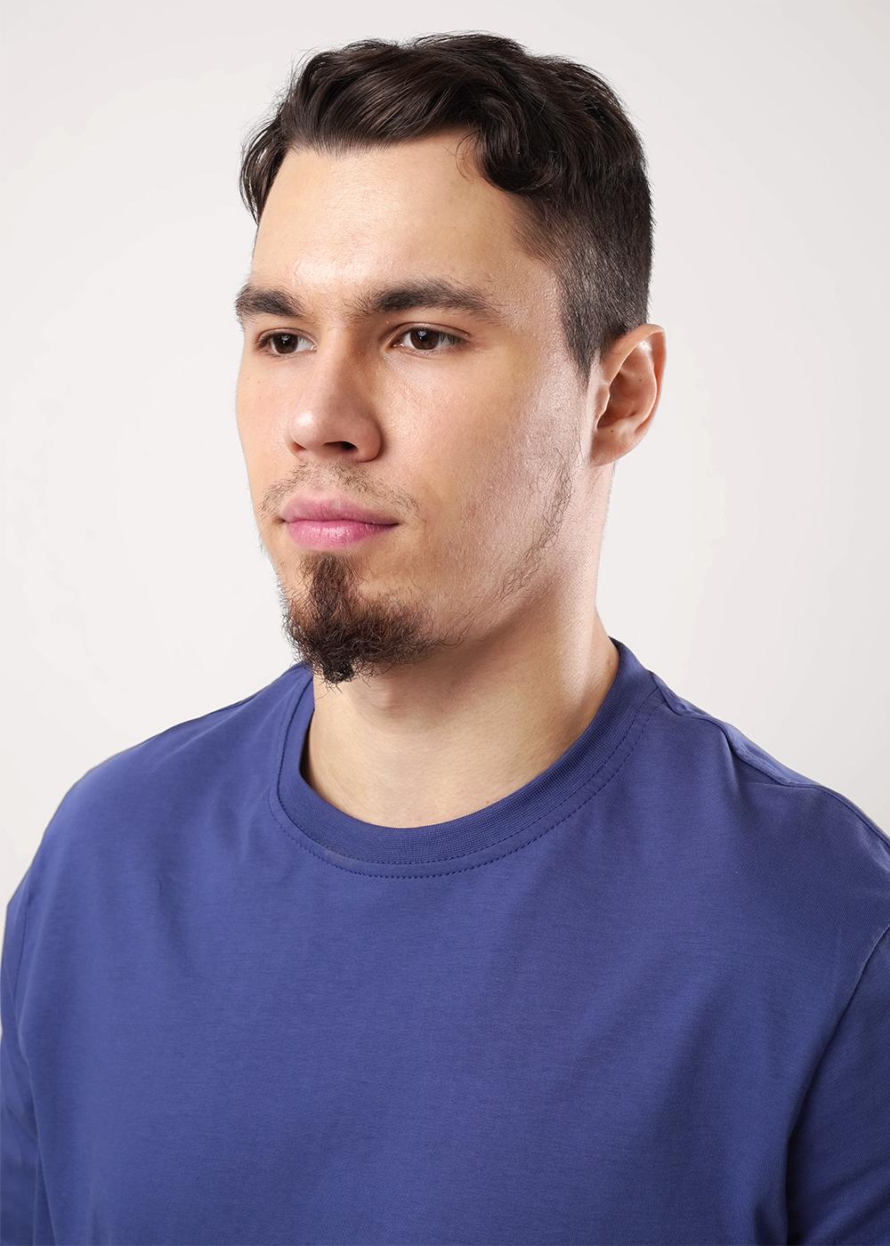 CLE 600351кд. Футболка мужская 600351кд. джинсовый