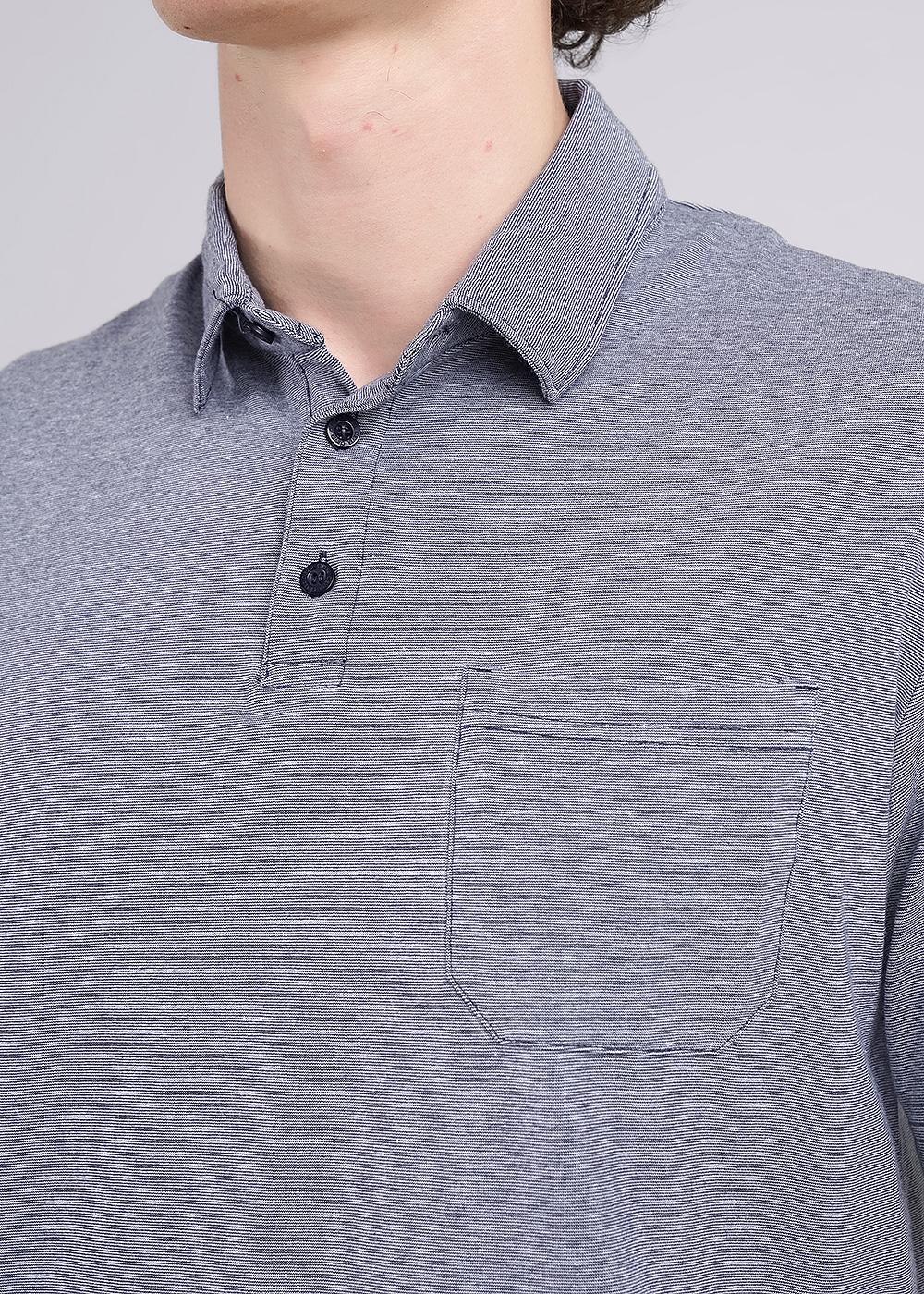 CLE 602213гн Поло мужское 602213гн т.синий/белый