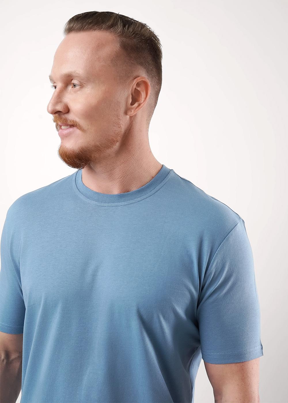 ЭЙС 600311кк Футболка мужская 600311кк т.голубой