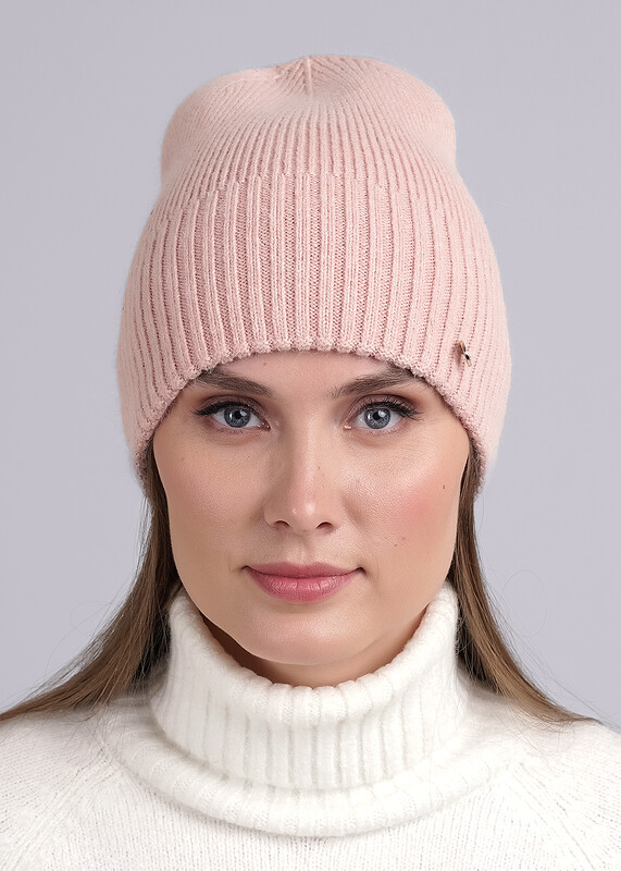CLE 444182паш Шапка женская 444182паш персиковый