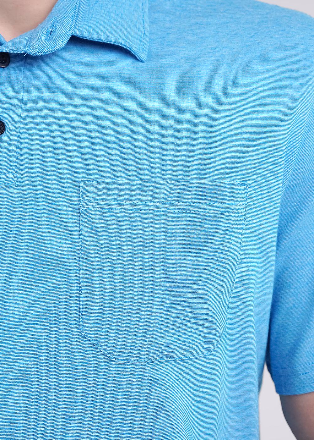 CLE 602213гн maxi Поло мужское 602213гн maxi св.синий/белый