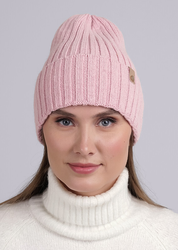 CLE 444153аш Шапка женская 444153аш св.розовый