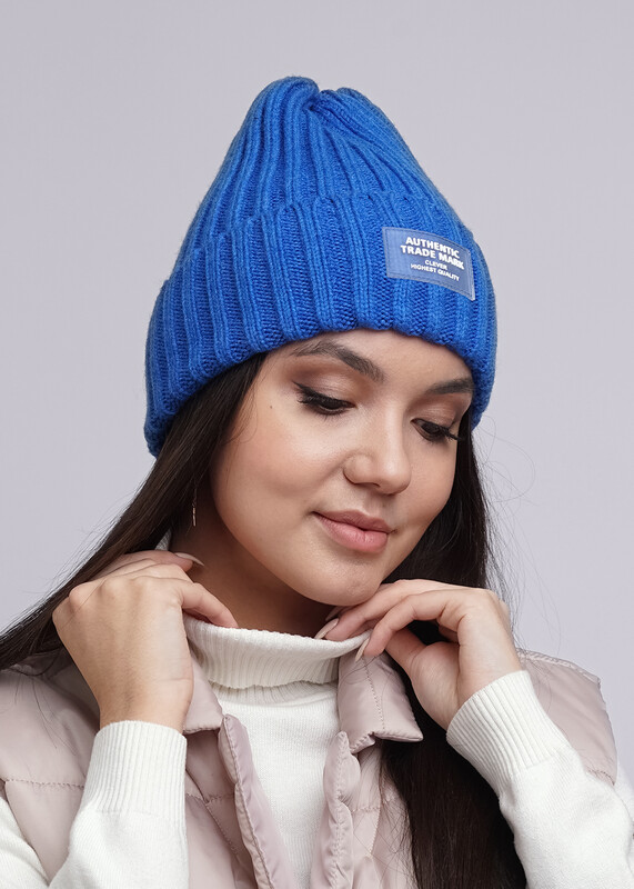 Ст.цена 490р CLE 533738аш Шапка женская 533738аш св.синий