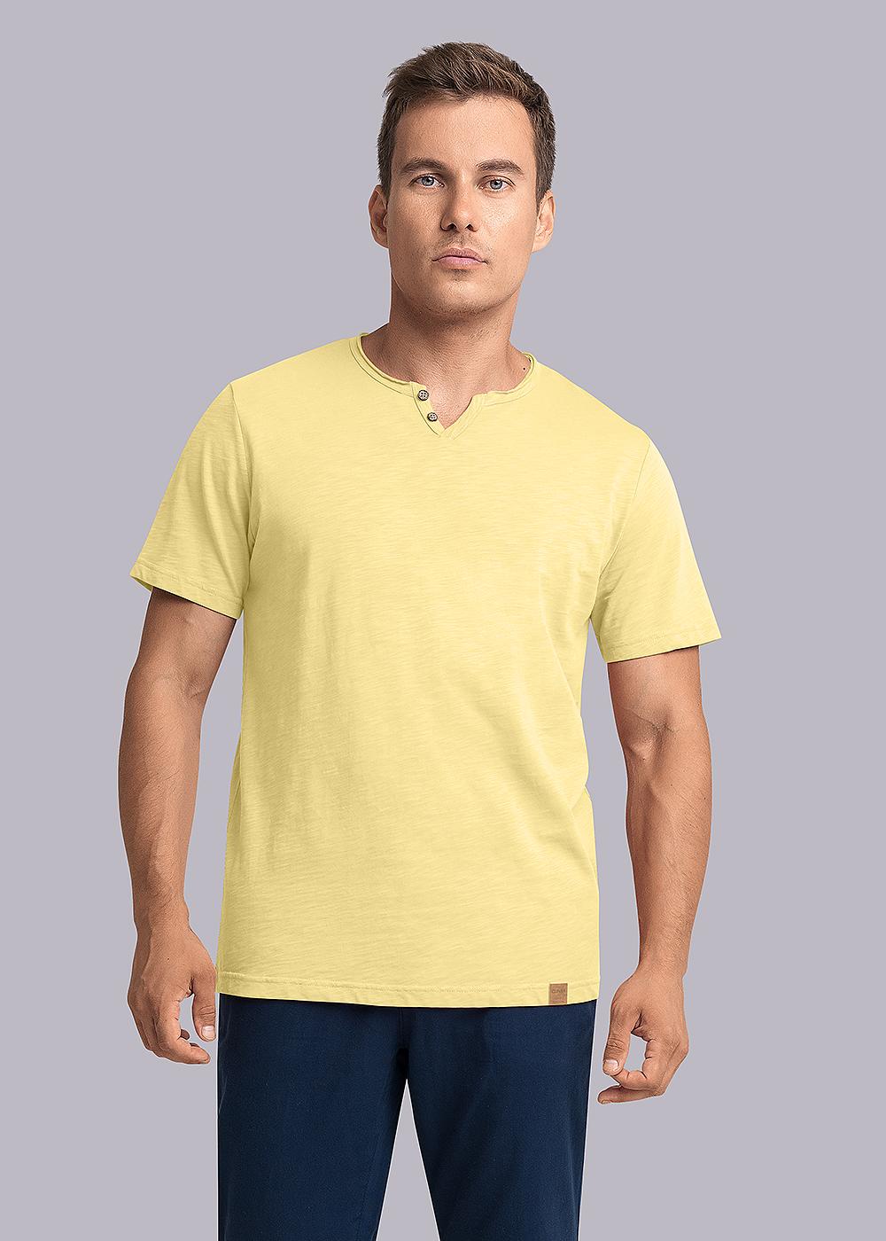 Ст.цена 999р CLE 602029о Футболка мужская 602029о св.жёлтый