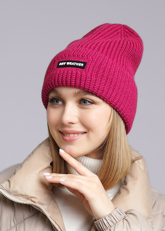 Ст.цена 520р CLE 433931аш Шапка женская 433931аш малиновый
