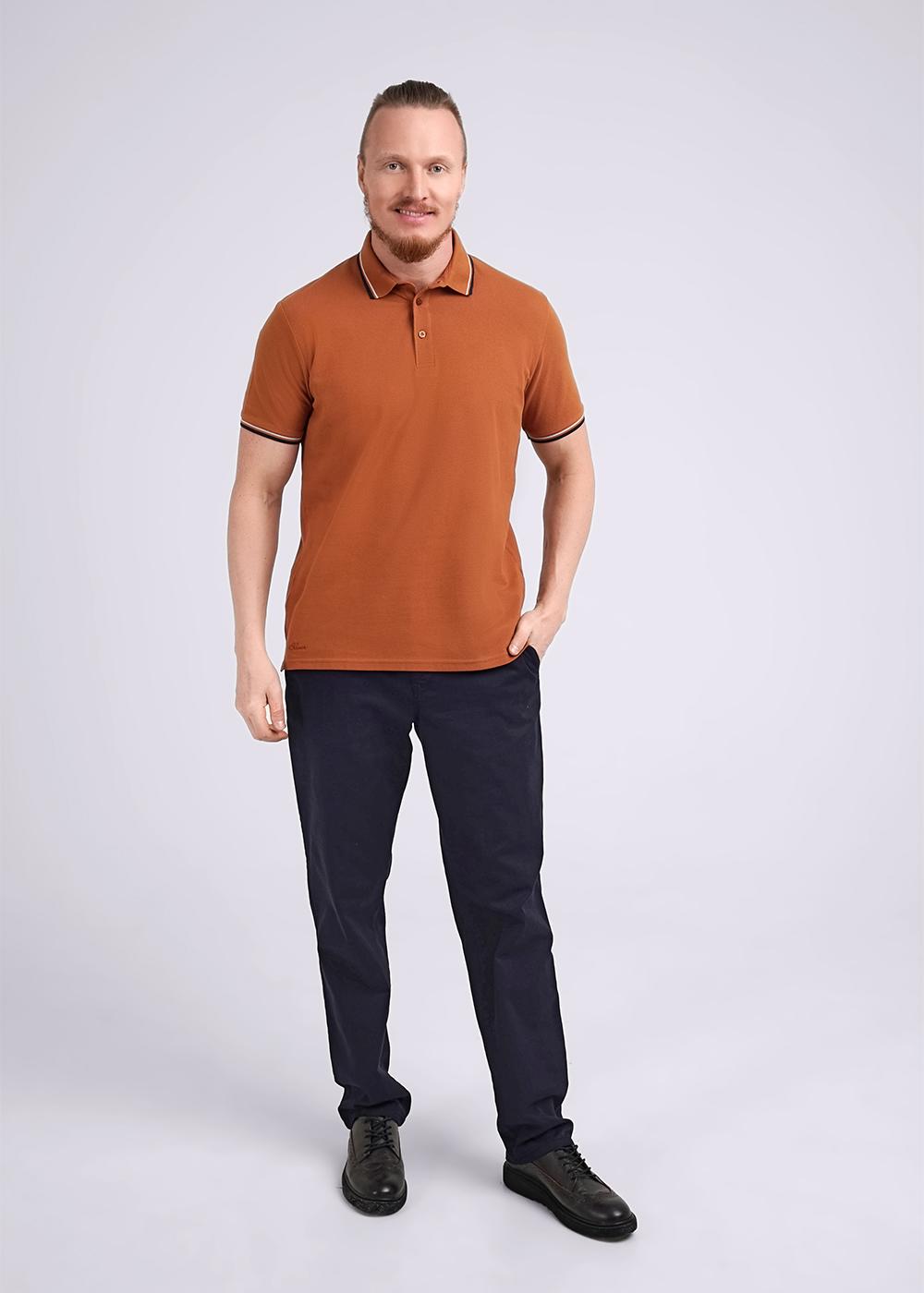 CLE 600432з Поло мужское 600432з коричневый