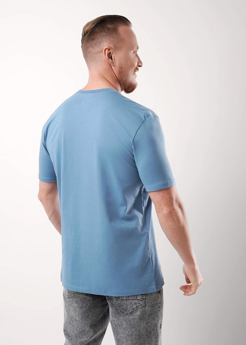 ЭЙС 600311кк Футболка мужская 600311кк т.голубой