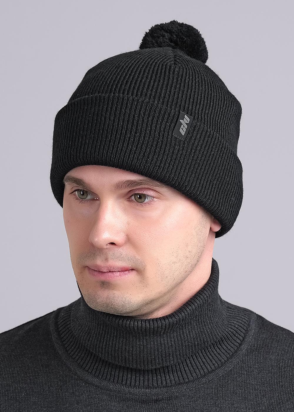 CLE 444155аш Шапка мужская 444155аш чёрный