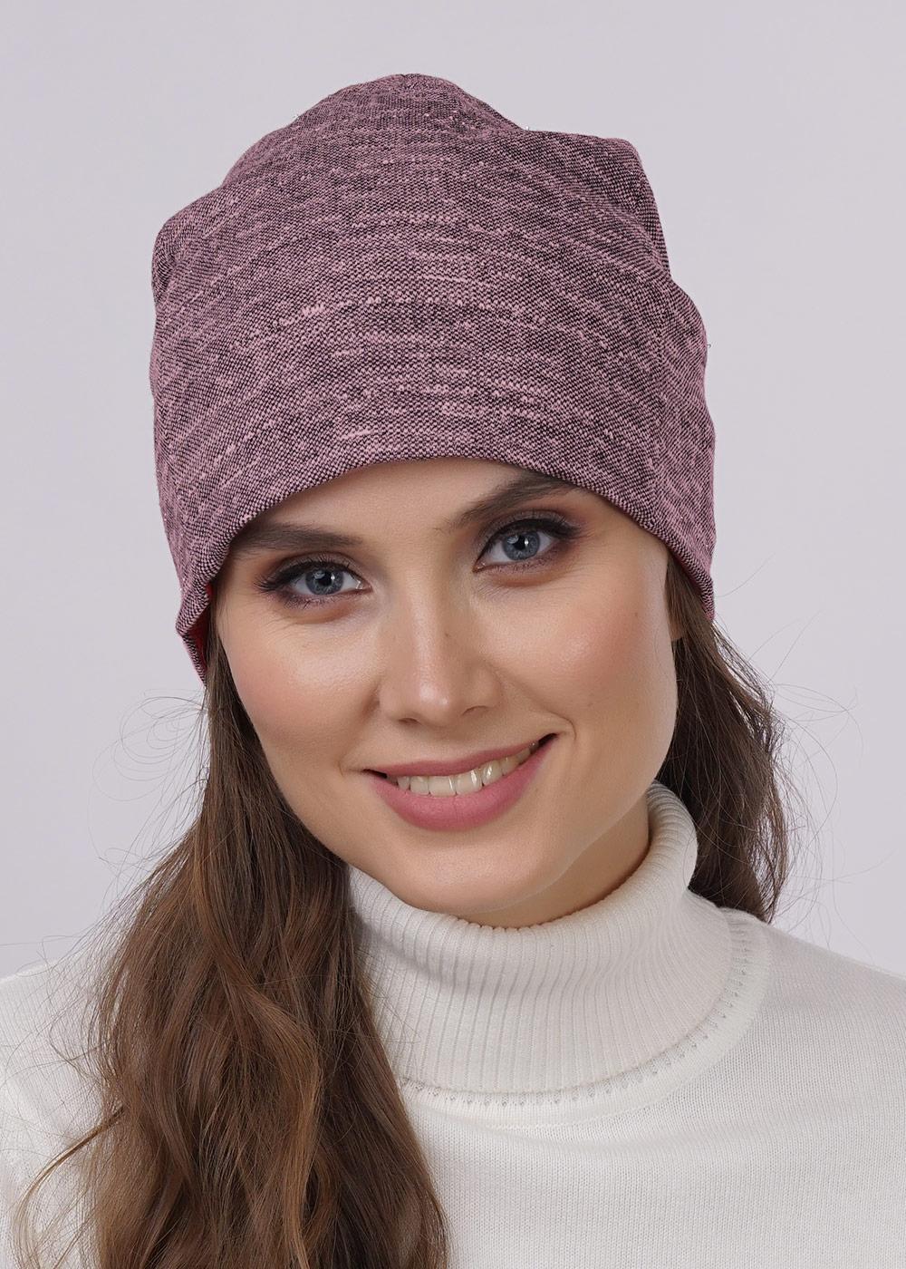 Ст.цена 340р CLE 301227бкя Шапка женская 301227бкя т.коричневый/молочный