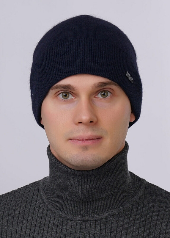 CLE 423614паш Шапка мужская 423614паш т.синий