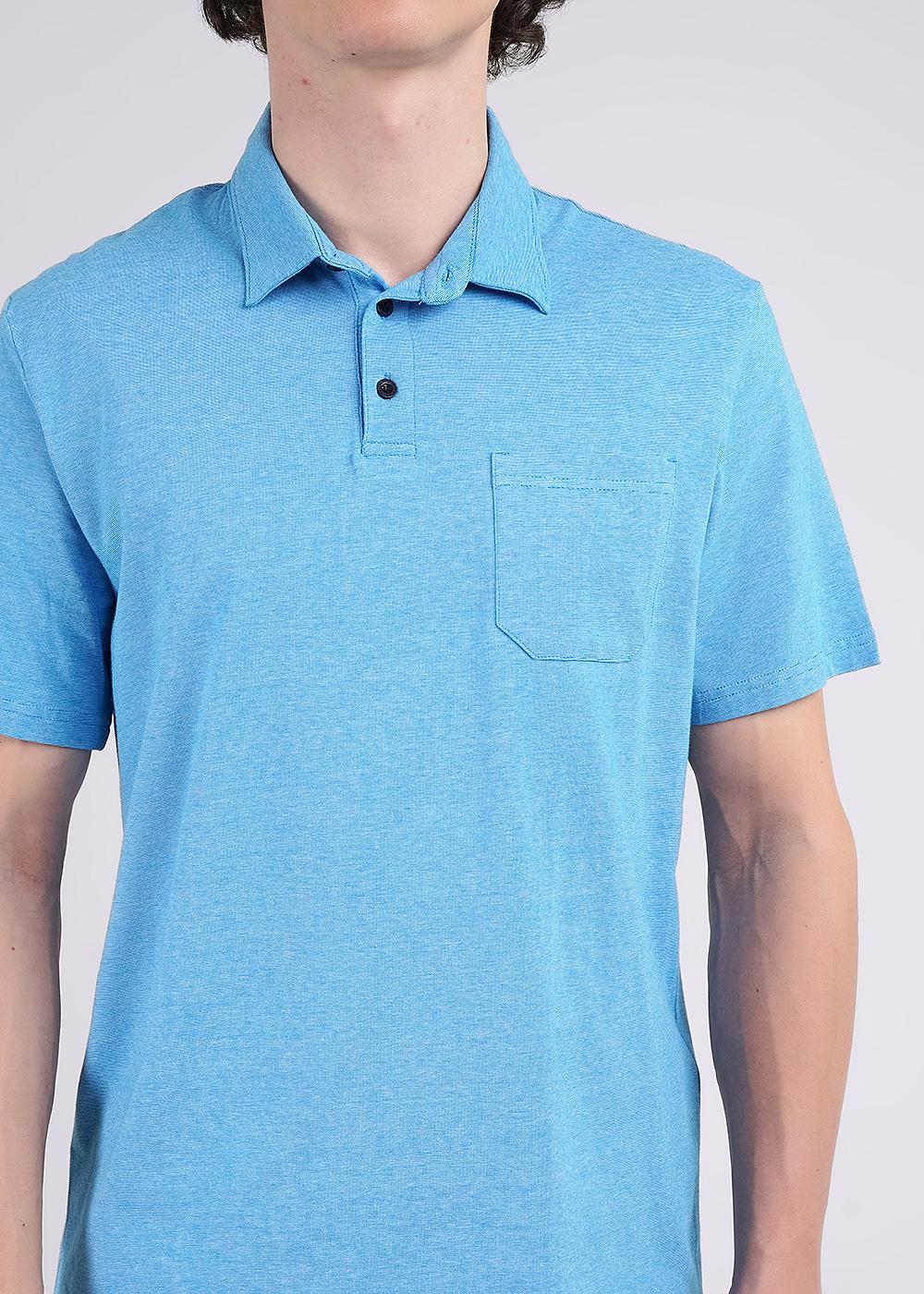 CLE 602213гн Поло мужское 602213гн св.синий/белый