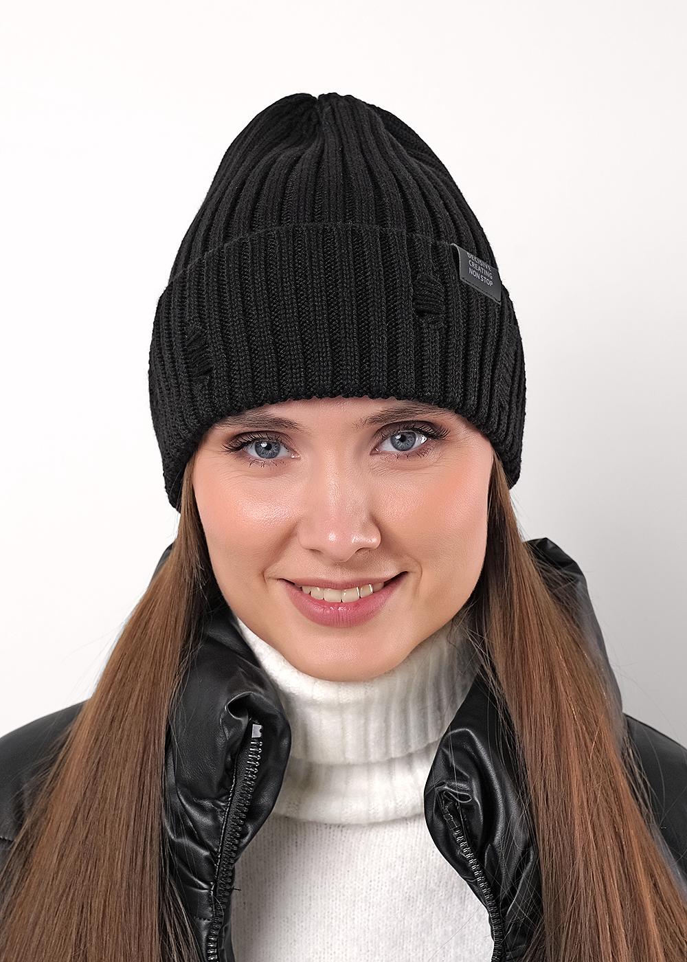 CLE 444209ха Шапка женская 444209ха чёрный