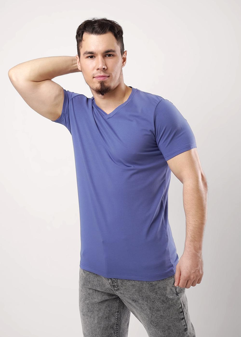 CLE 600431г. Футболка мужская 600431г. джинсовый