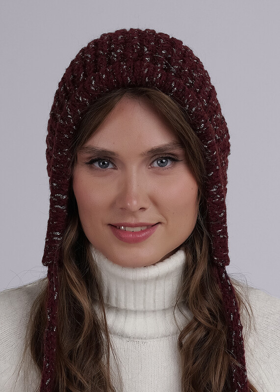 CLE 444211шп Шапка женская 444211шп бордовый