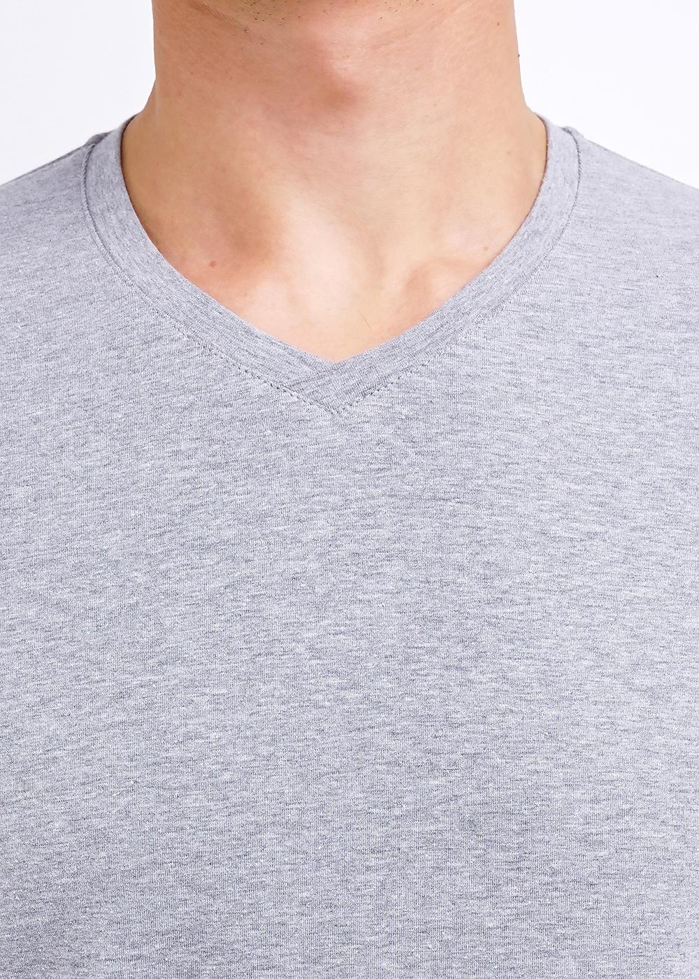 CLE 600431ггп Футболка мужская 600431ггп меланж серый