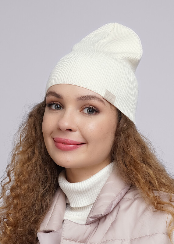 CLE 533739вн Шапка женская 533739вн молочный