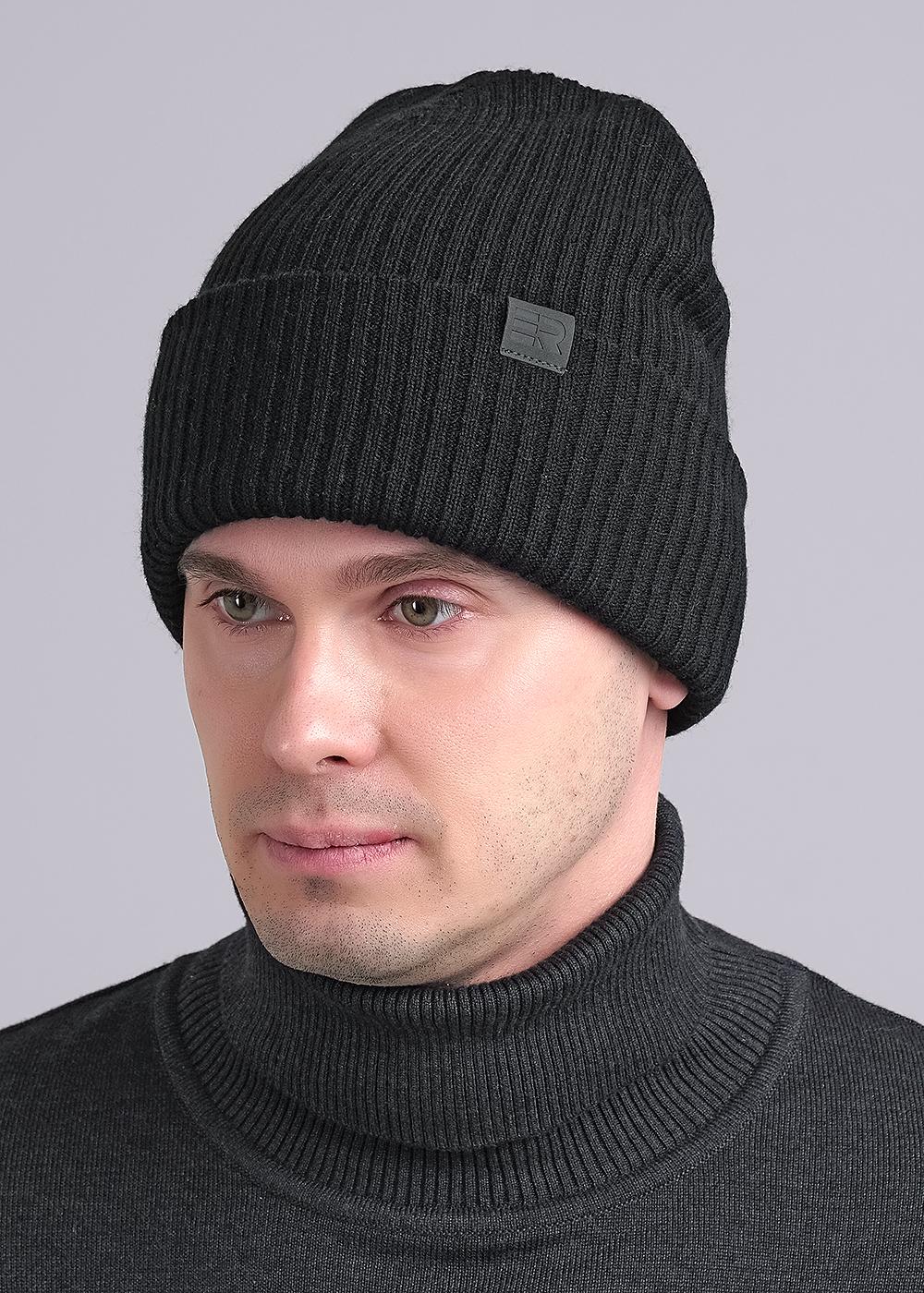 CLE 444156аш Шапка мужская 444156аш чёрный