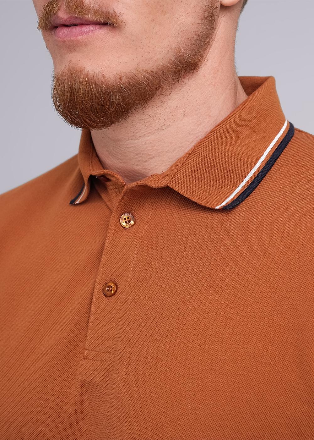 CLE 600432з Поло мужское 600432з коричневый