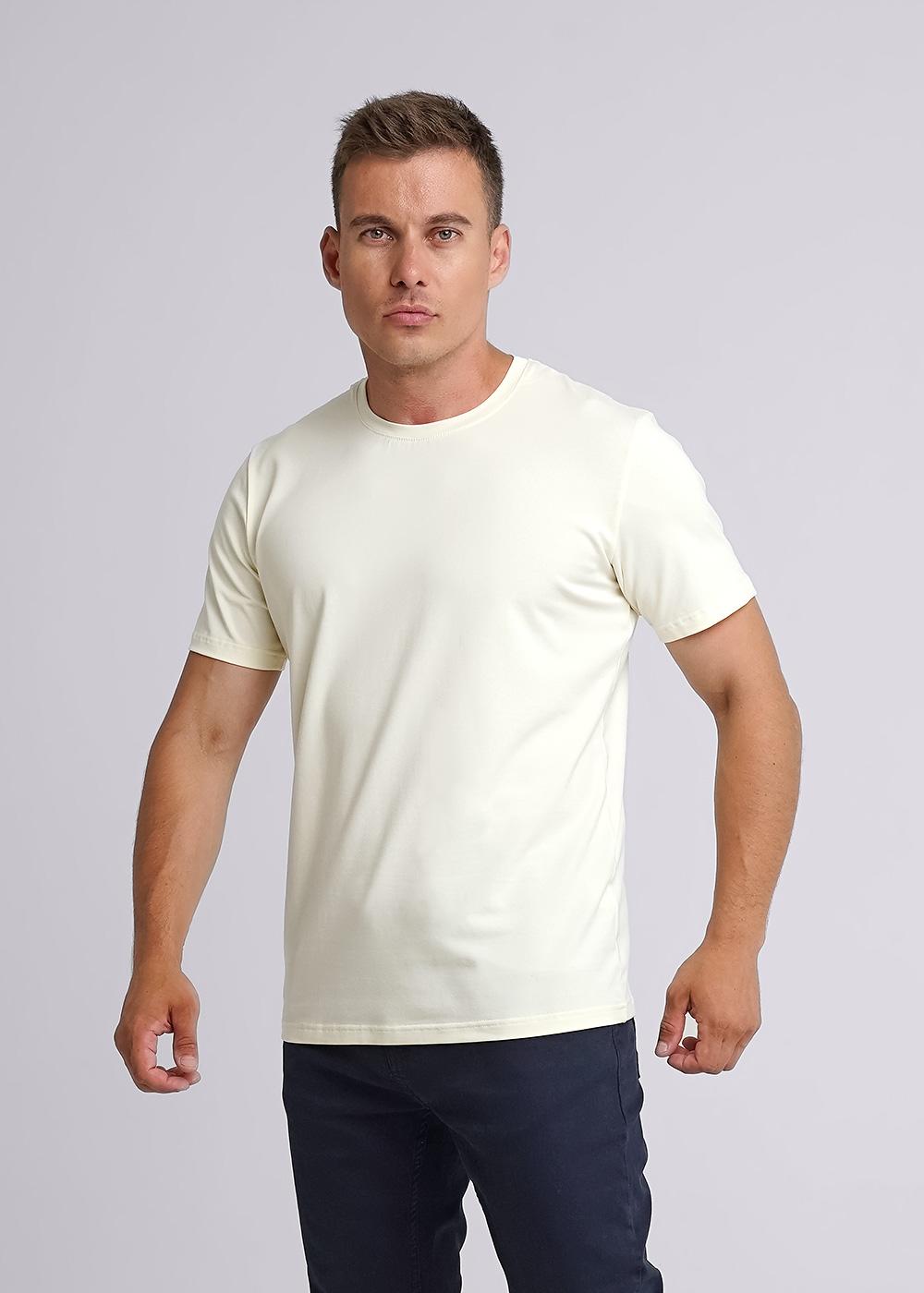CLE 600309г_п Футболка мужская 600309г_п молочный