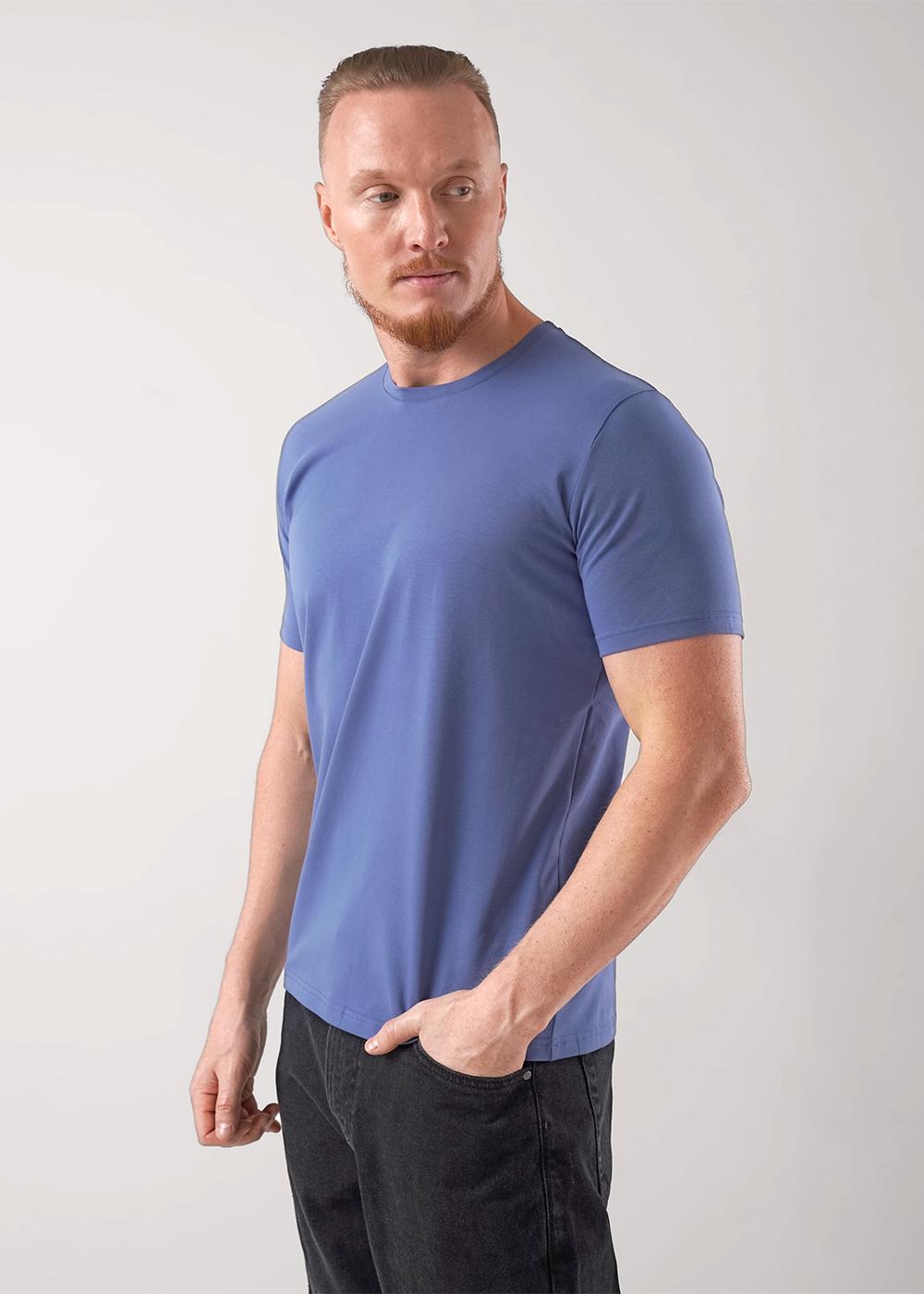 CLE 600309г_п Футболка мужская 600309г_п джинсовый