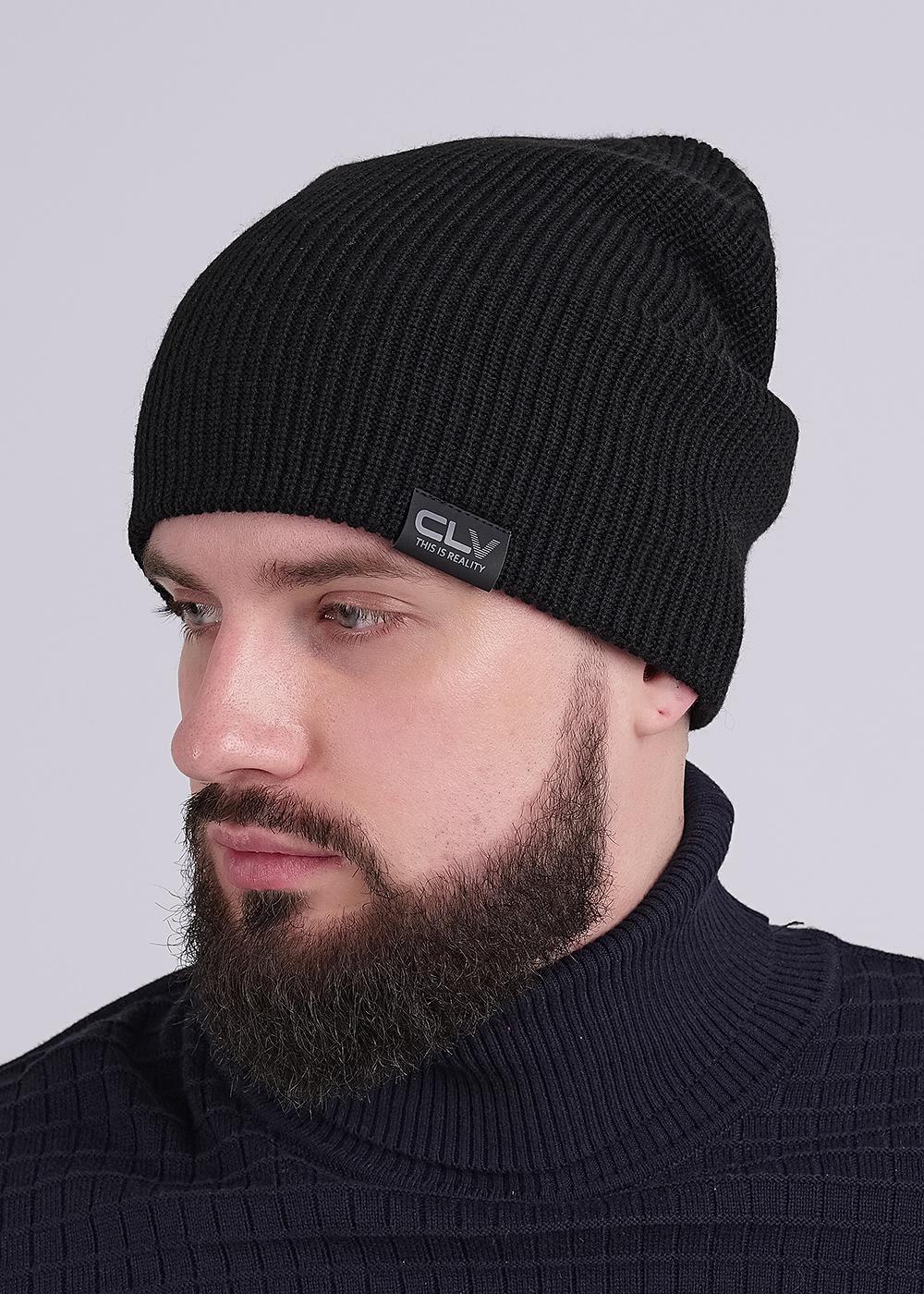 CLE 413342аш Шапка мужская 413342аш чёрный