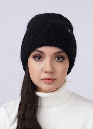 Ст.цена 980р CLE 423579паш флис Шапка женская 423579паш флис чёрный