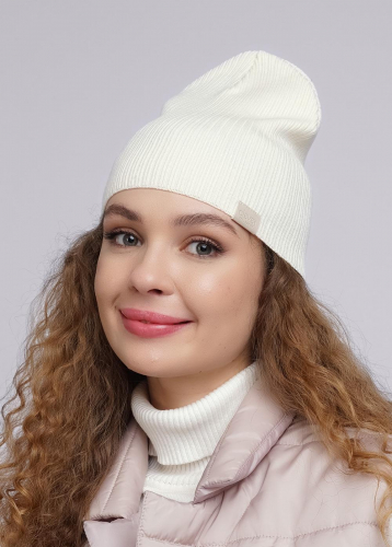 CLE 533739вн Шапка женская 533739вн молочный