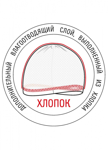 Ст.цена 349р CLE 901494ак Шапка детская 901494ак бордовый