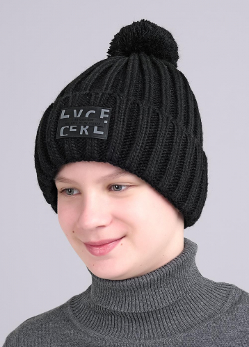 CLE 444154ап флис Шапка детская 444154ап флис чёрный