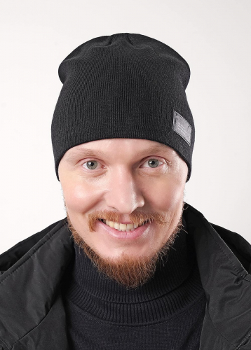 CLE 433902аш Шапка мужская 433902аш чёрный