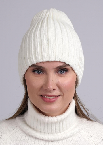 CLE 433935ап Шапка женская 433935ап белый