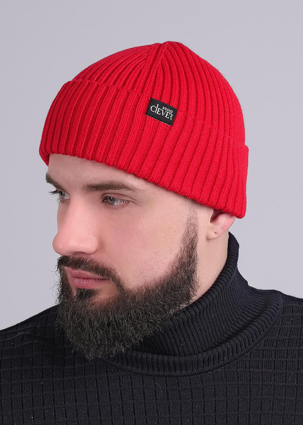 CLE 433789вн Шапка 433789вн красный