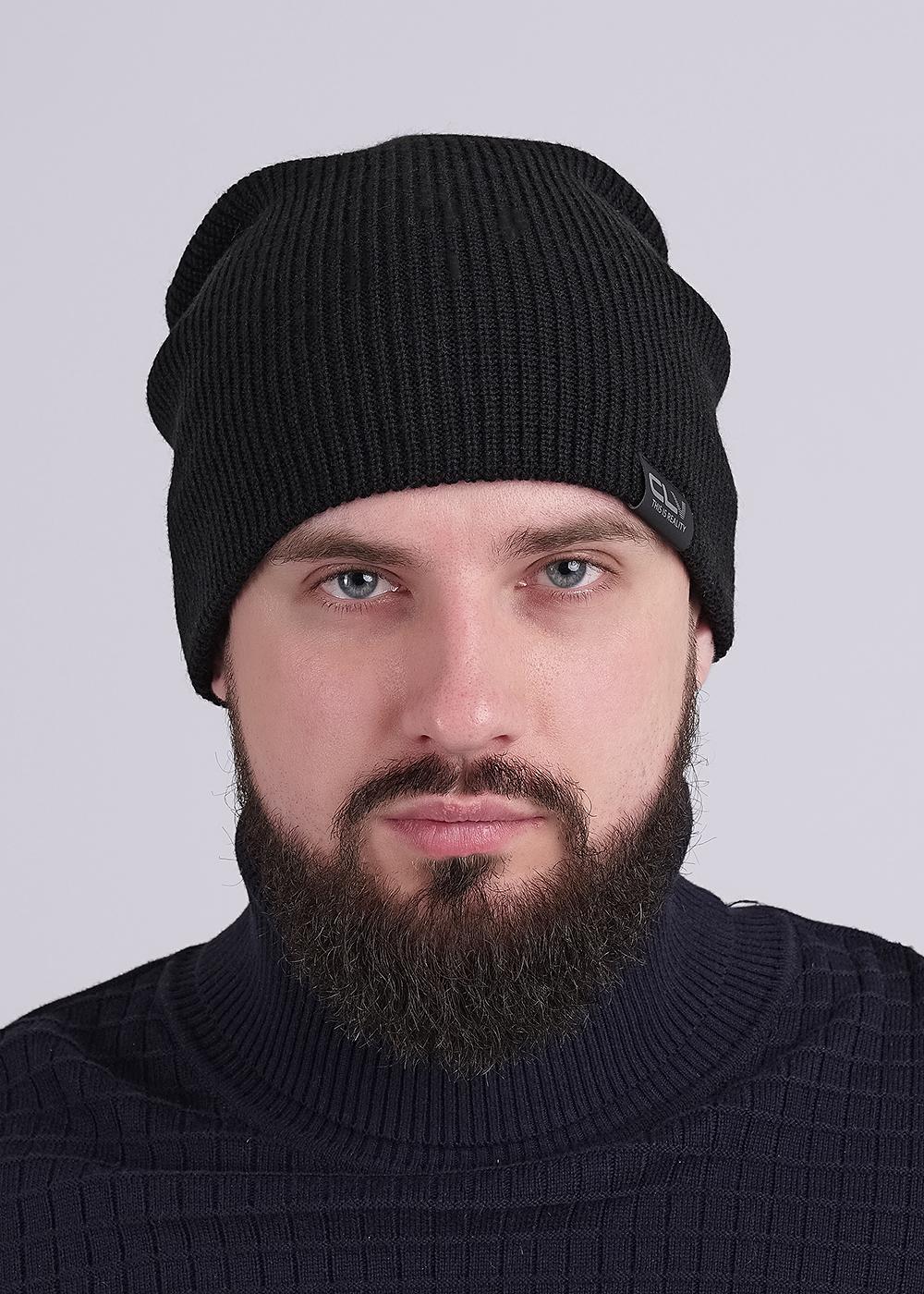 CLE 413342аш Шапка мужская 413342аш чёрный