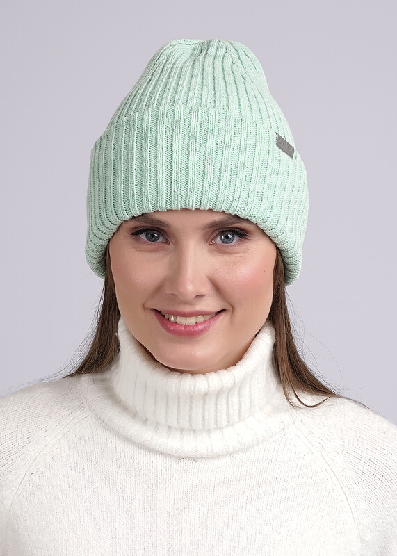CLE 444157аш Шапка женская 444157аш ментоловый